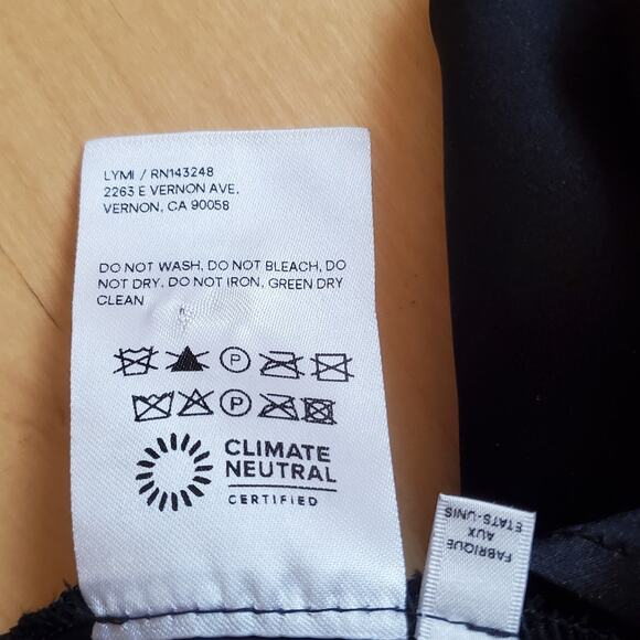 Reformation Marguerite Silk Tie Strap Fitted Wrap Skirt Midi Dress Black Size 4 - Picture 11 of 11